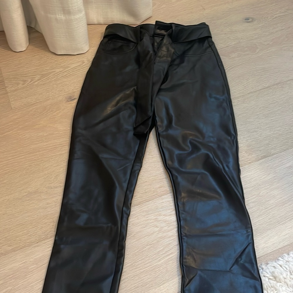 Abercrombie leather pants